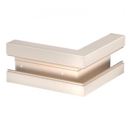 Ângulo externo, para calha técnica Rapid 80 tipo GK-70170 branco creme; RAL 9001