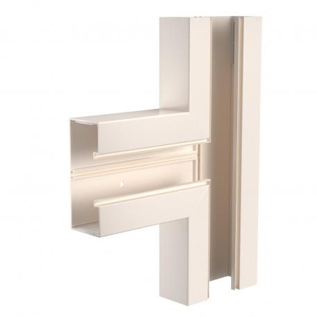 Derivação em T, para calha técnica Rapid 80 tipo GK-70170 460 | branco creme; RAL 9001