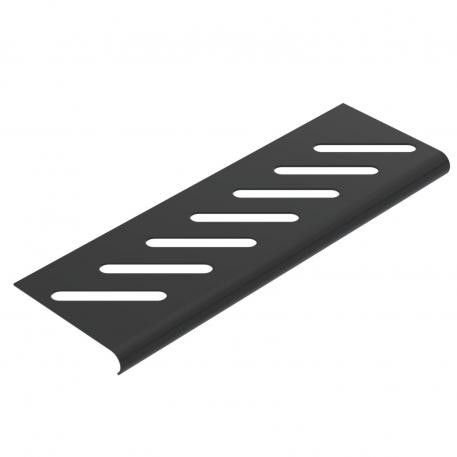 Floor end plate FSK, black 200