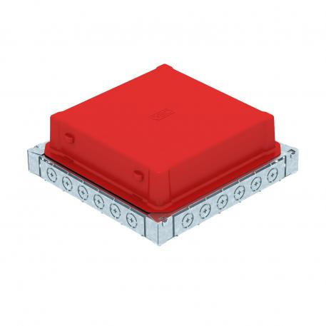 Caixa de pavimento UDS9 para calha metálica e tubo de instalação