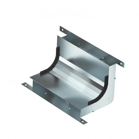 Cotovelo, 3 vias, altura da calha 38 mm