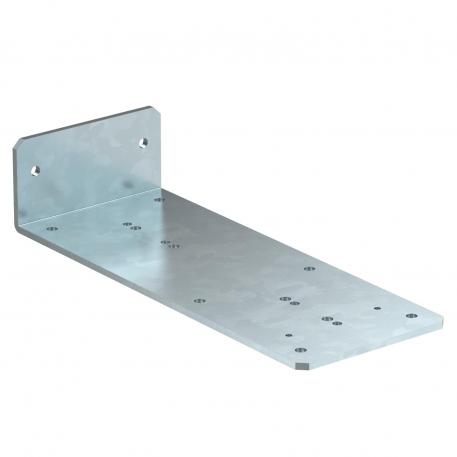 Chapa de furação para calha com escova