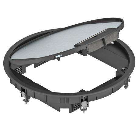 Tampa de encastramento GESR9 com pega 5 | R9 | preto; RAL 9011