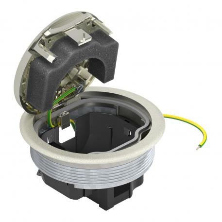 Tampa individual - Versão em níquel vazia