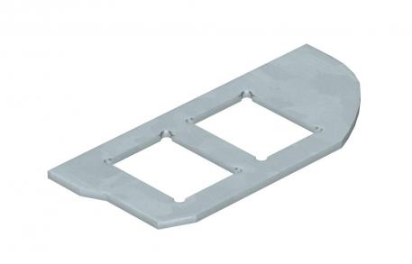 Espelho para instalação de conectores em GESRM2, 2 x Tipo C 2 | Type C