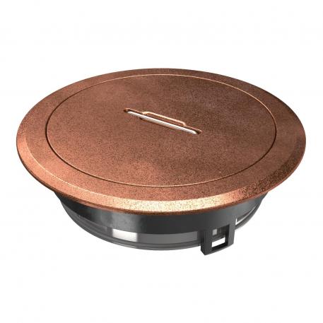 Tampa tubo periscópio com pega, GES R2, cobre antigo Zinco fundido sobre pressão