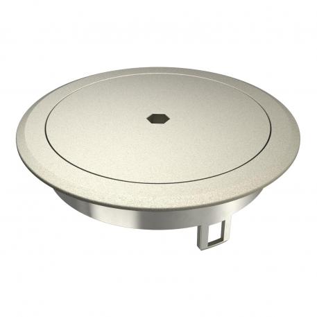 Tampa cega com fecho no centro