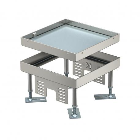Tampa nivelável grandes cargas, cega, RKNSL, tamanho 4, inox