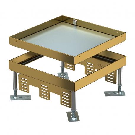 Tampa nivelável cega, RKN, latão