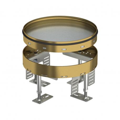 Tampa nivelável cega, RKR, latão