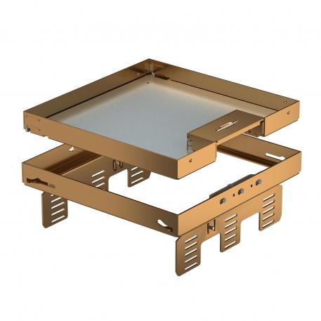 Tampa nivelável, separável com saída de cabos, RKSNUZD3, latão  | 110 | 25 | 95 | 9