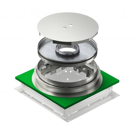 Tampa nivelável para tubo periscópio, RKFNUZD3, aço inoxidável