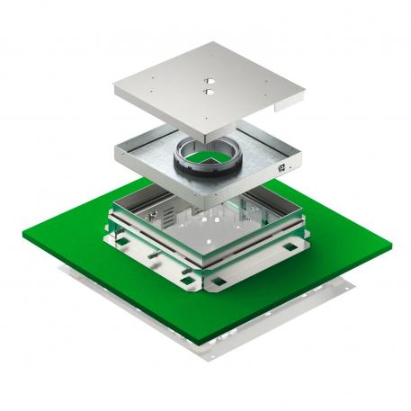 Tampa nivelável para tubo periscópio, RKFNUZD3, aço inoxidável 136 |  | 25 | 81 | Tubo periscópio | 9