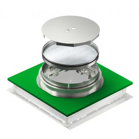 Tampa nivelável cega, RKNUZD3, aço inoxidável 140 | 25 |  | R9