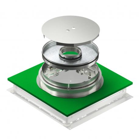 Tampa nivelável para tubo periscópio, RKFNUZD3, aço inoxidável 140 | 25 |  | R9