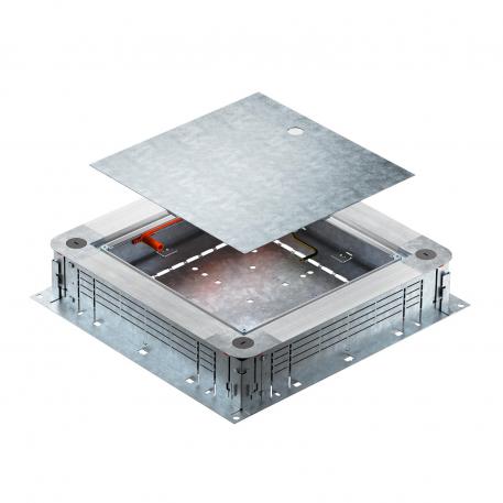 Caixa de pavimento UZD250-4 115 | 160 | 28 | 58 | universal | quadrada | 250 | 