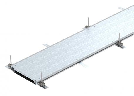 Calha de chão, cega, altura 40-70 mm 2400 | 300 | 40 | 70 | 3