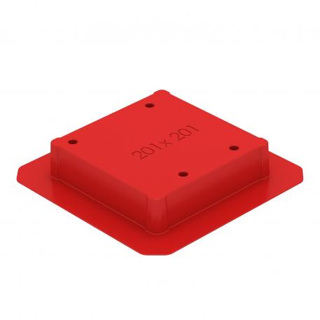 Tampa de proteção quadrada para instalação em unidade de tamanho 4