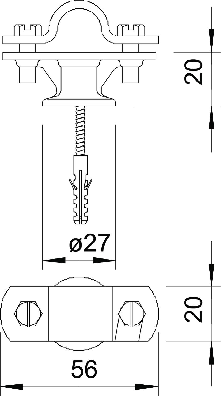 Adaptadores Esfera BRCOVAN - 2 Peças 2,5cm Com Haste 1,27cm, Compatível Com Suportes RAM